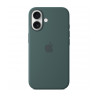 Apple MYY83ZM/A Silicone Case avec MagSafe for Apple iPhone 16 - Lake Green